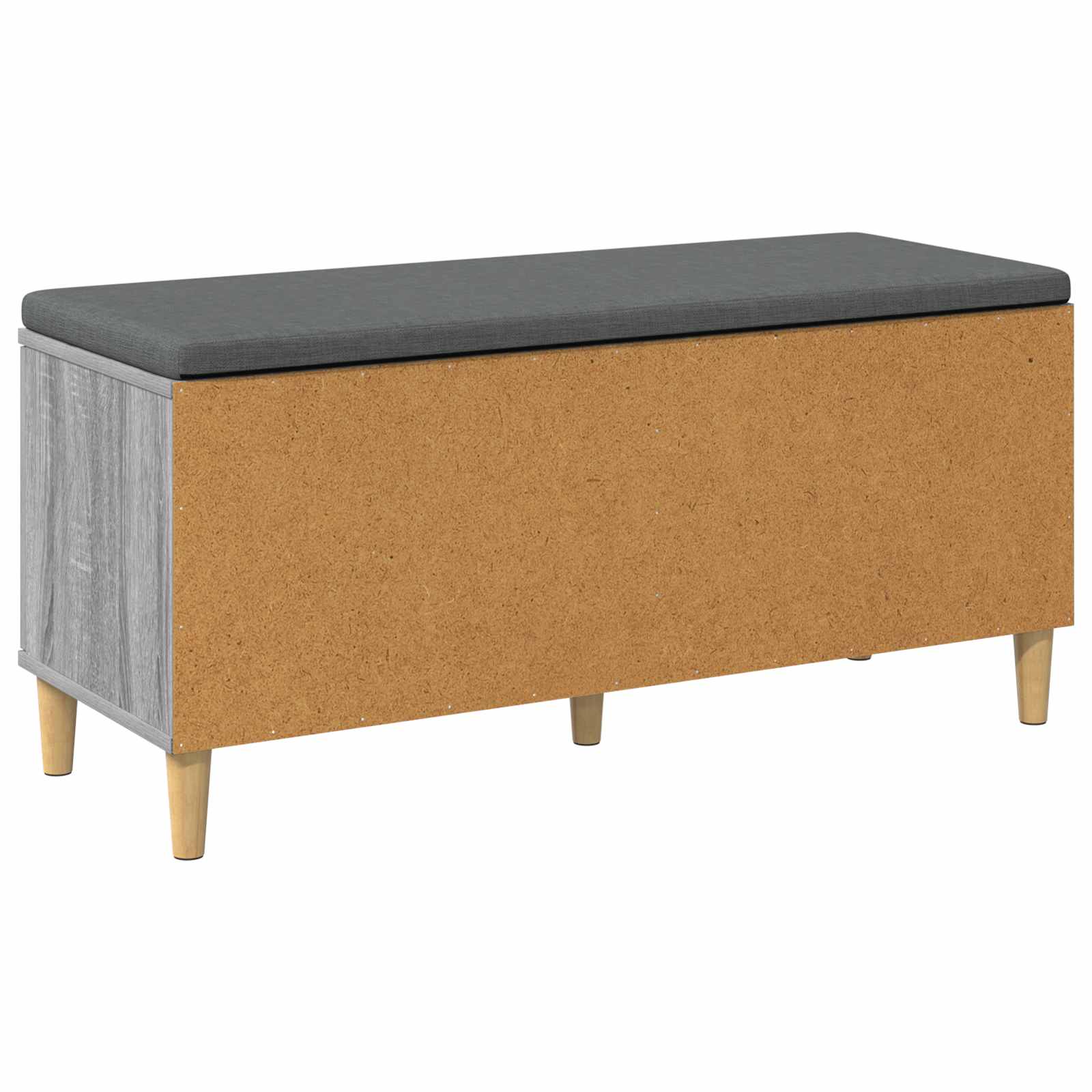 Klupa za hodnik s jastukom Sivi Sonoma 100 x 38 x 46 cm