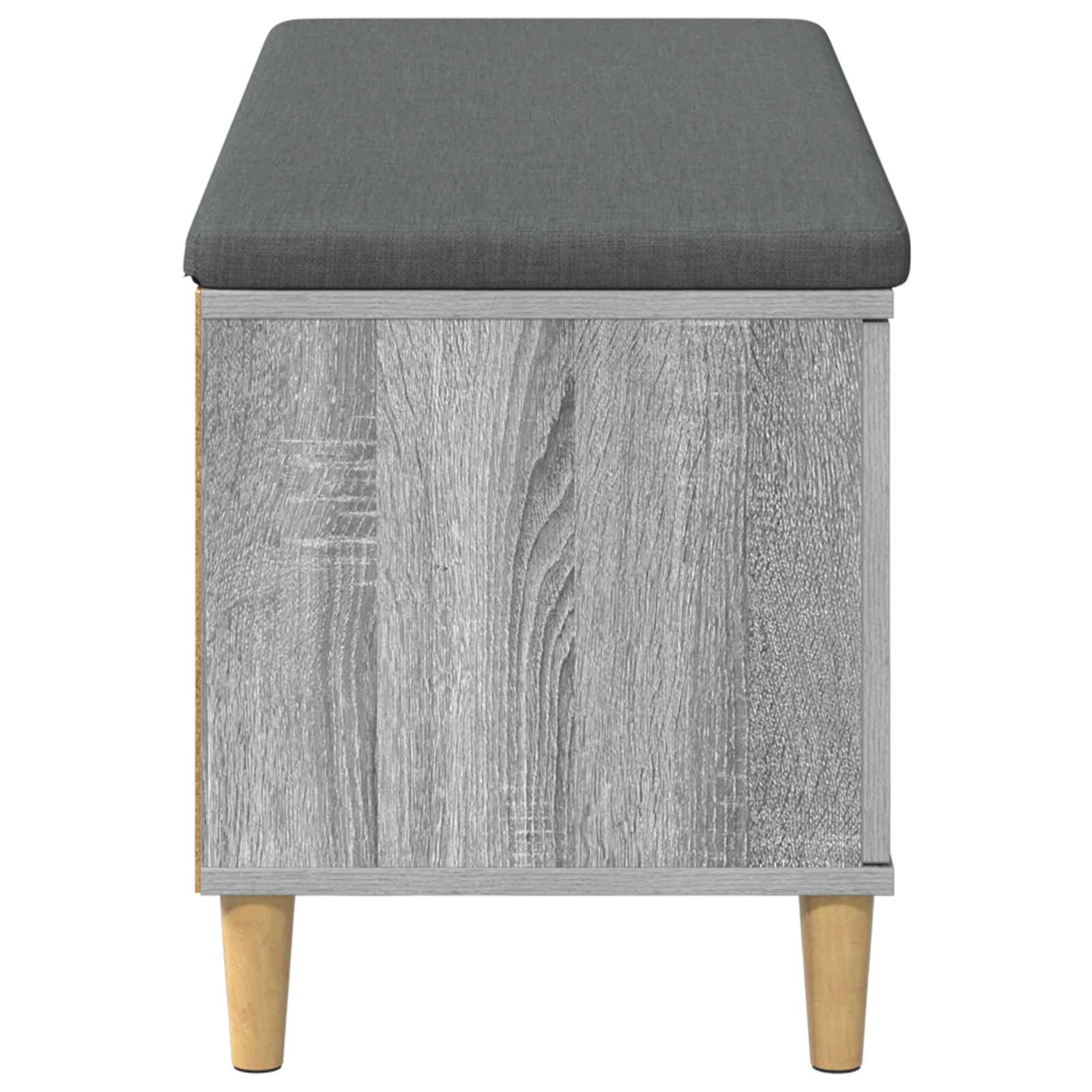 Klupa za hodnik s jastukom Sivi Sonoma 100 x 38 x 46 cm