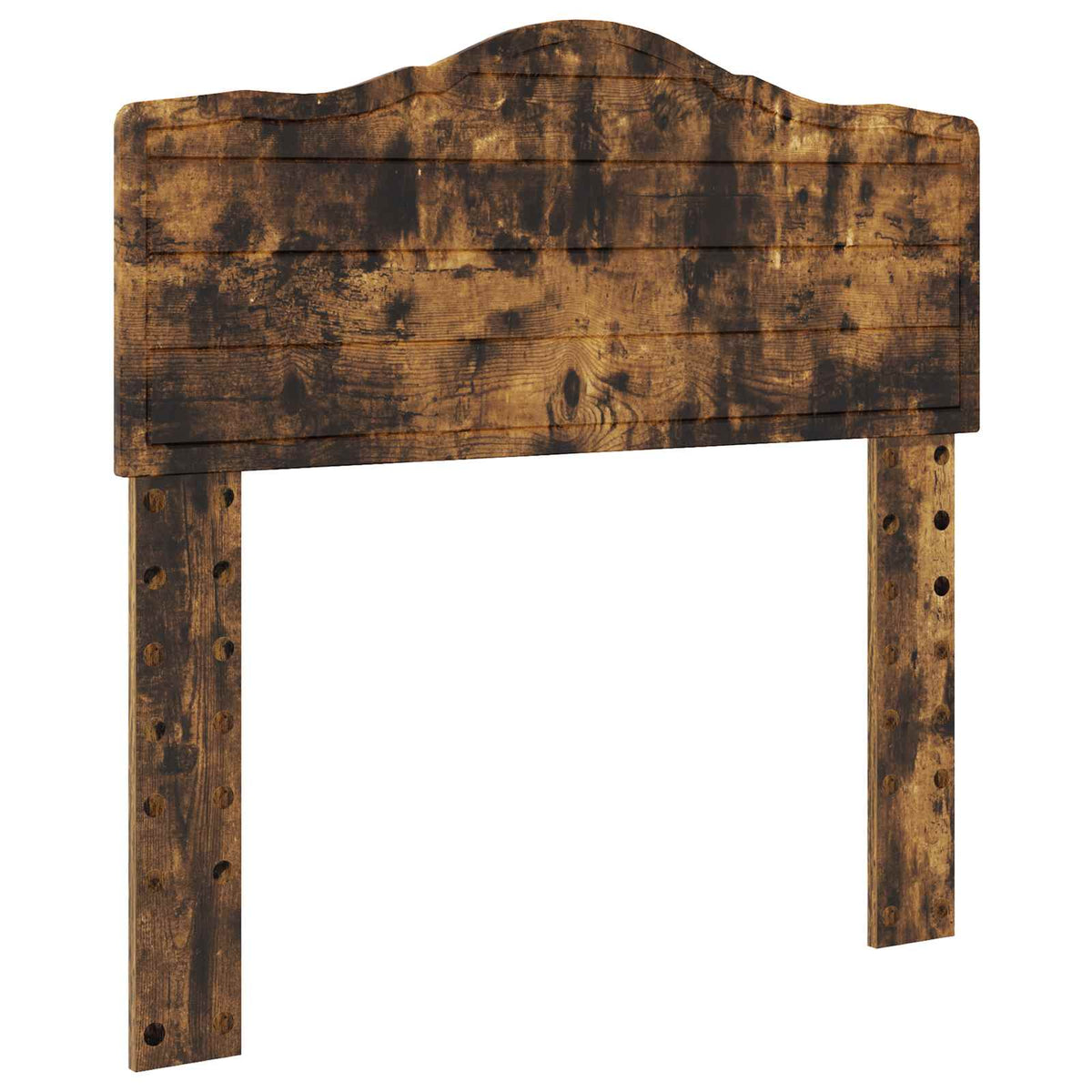Krevet s od storage s ladicama Dimljeni hrast 90 x 200 cm Smeđa 206 x 93 x 90 cm