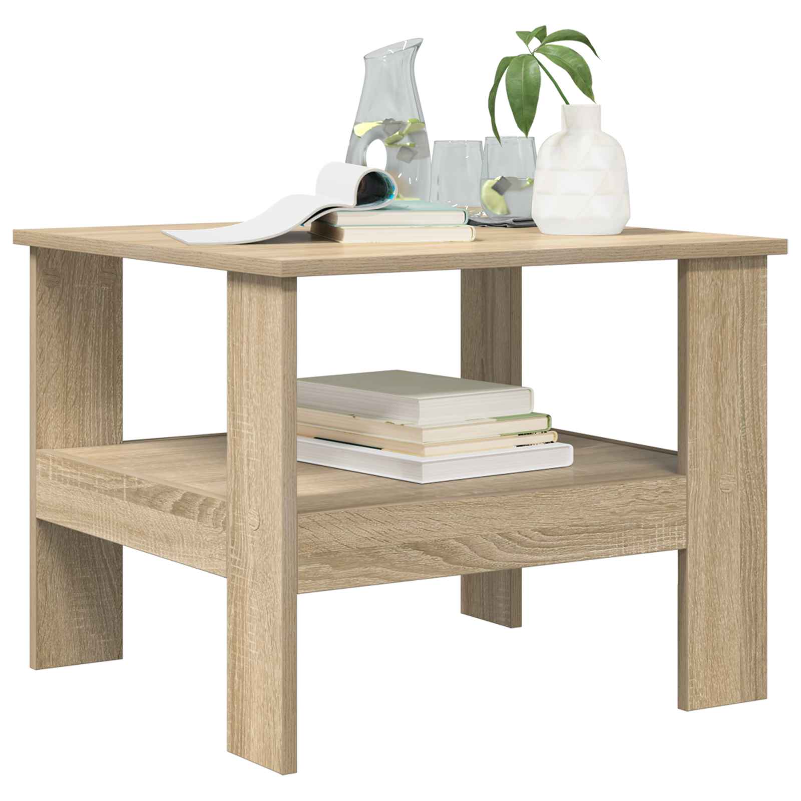 Kava Stol Sonoma hrast 57 x 55 x 45 cm Konstruirano drvo