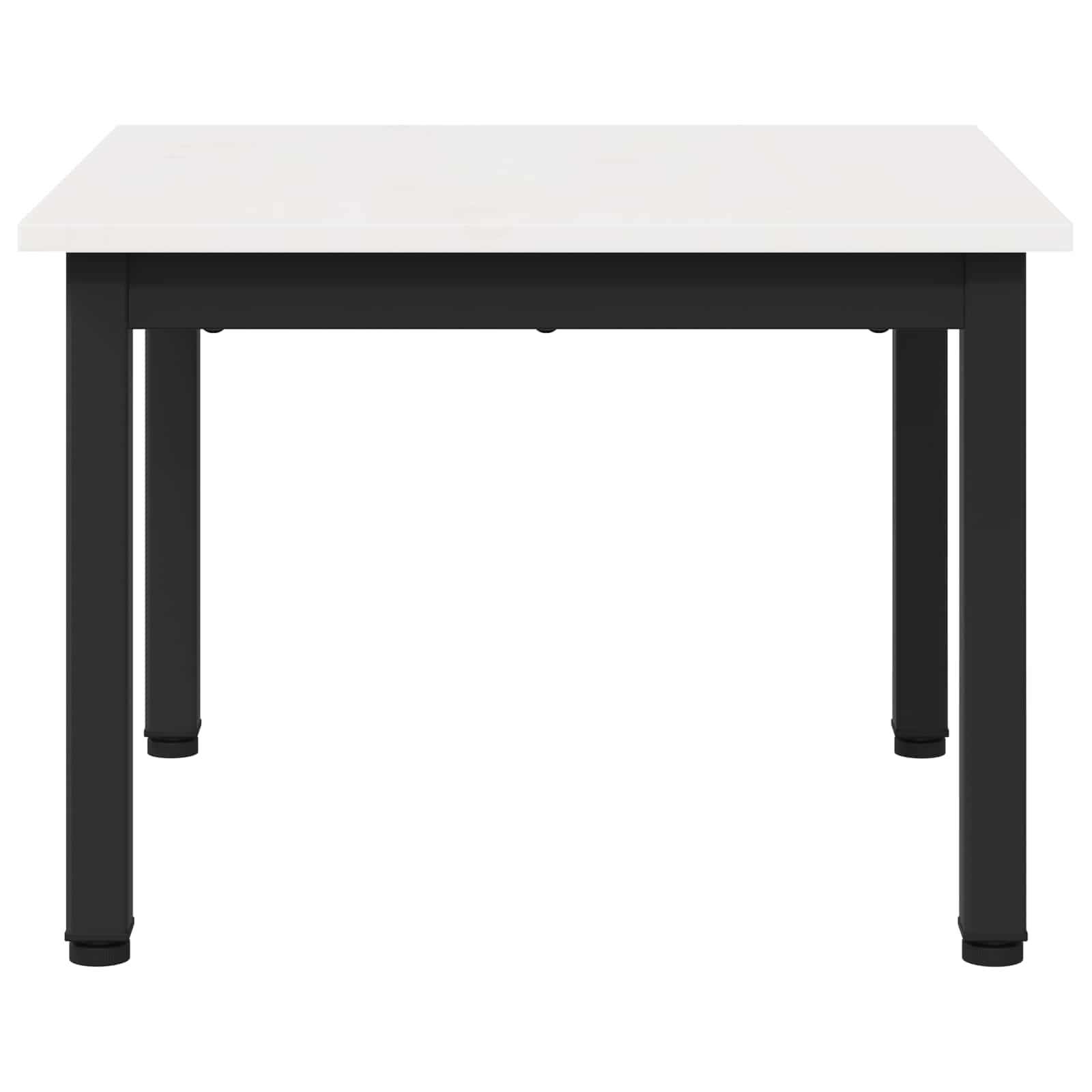 Kava Stol Bijelo 50 x 50 x 36 cm Čvrsto borovo drvo