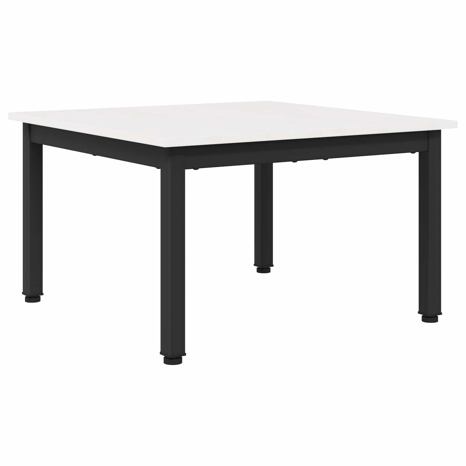 Kava Stol Bijelo 60 x 60 x 36 cm Čvrsto borovo drvo