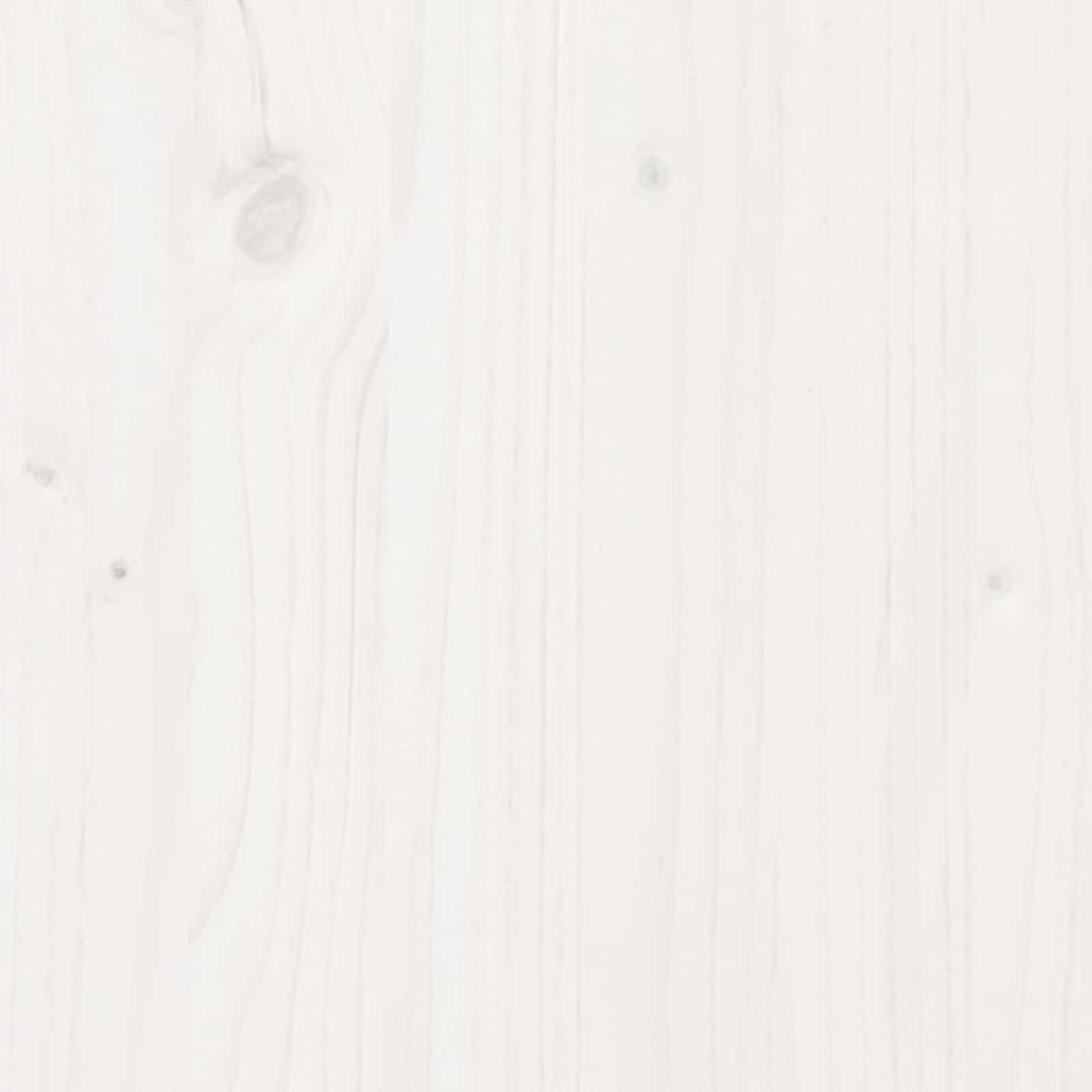 klupa Bijelo 80 x 35 x 45 cm Čvrsto borovo drvo