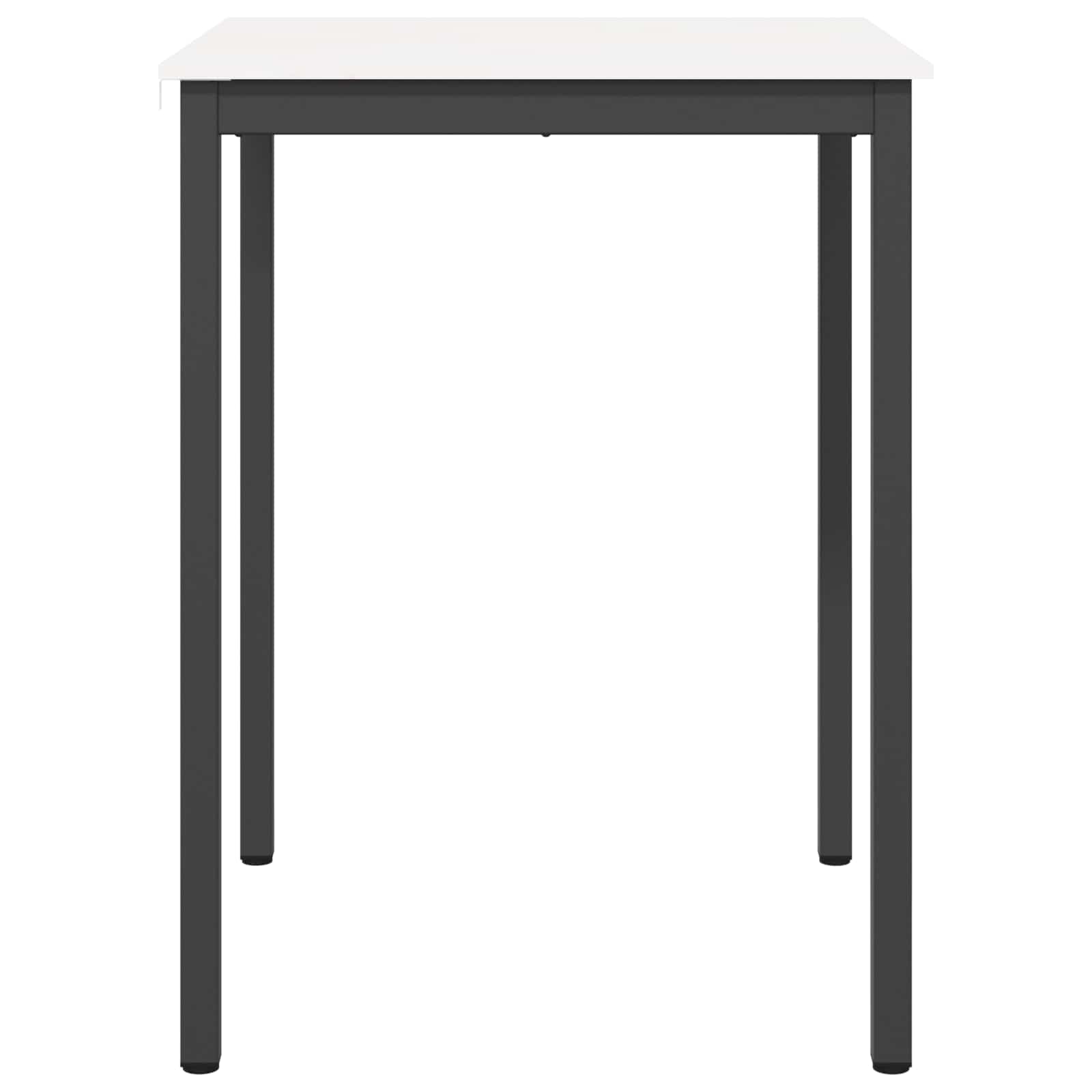 Stol za bar Bijelo 80 x 80 x 105 cm Čvrsto borovo drvo