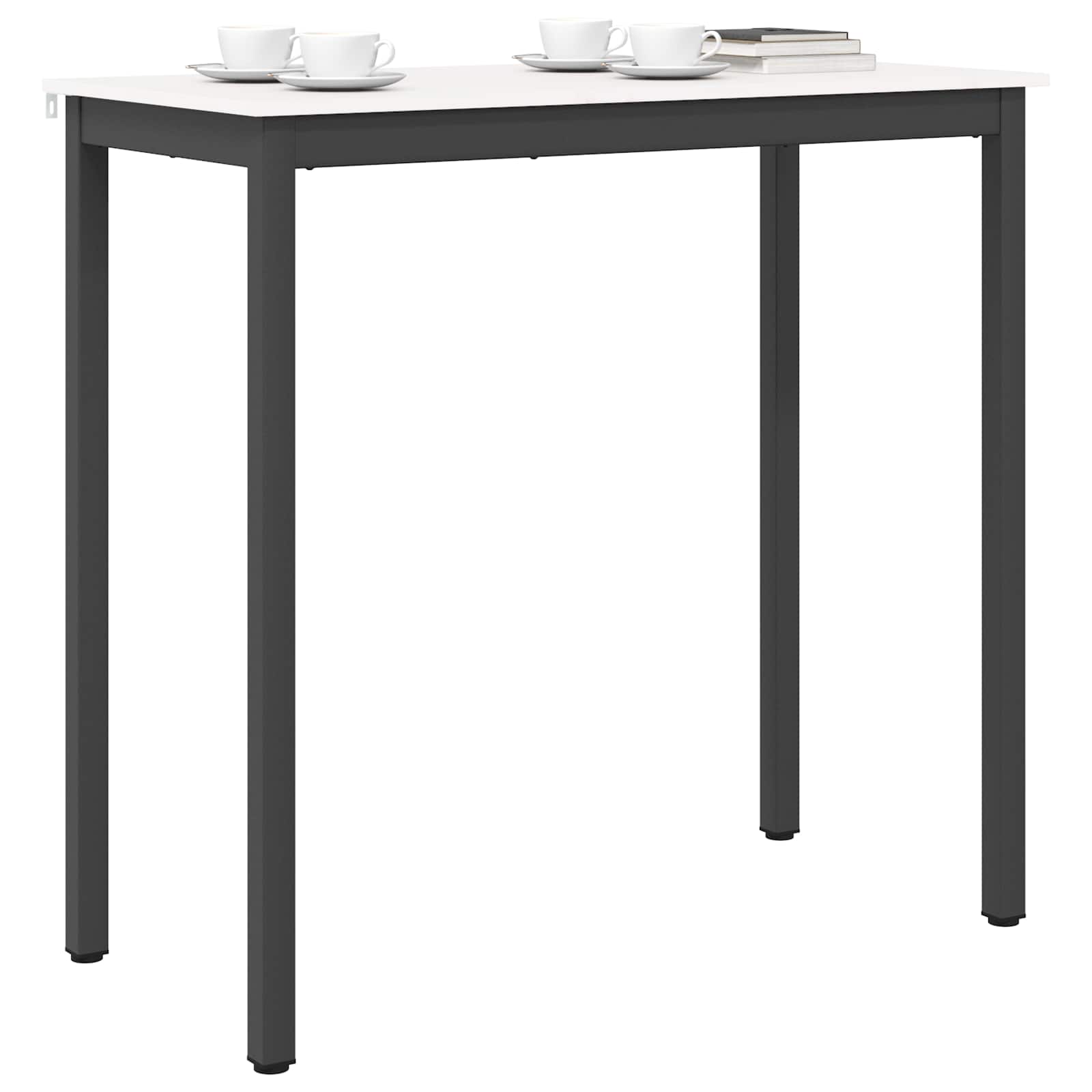 Stol za bar Bijelo 110 x 55 x 105 cm Čvrsto borovo drvo