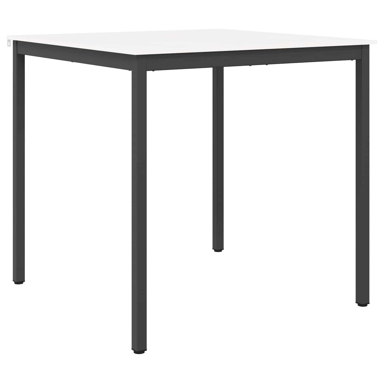 Stol za bar Bijelo 110 x 110 x 105 cm Čvrsto borovo drvo