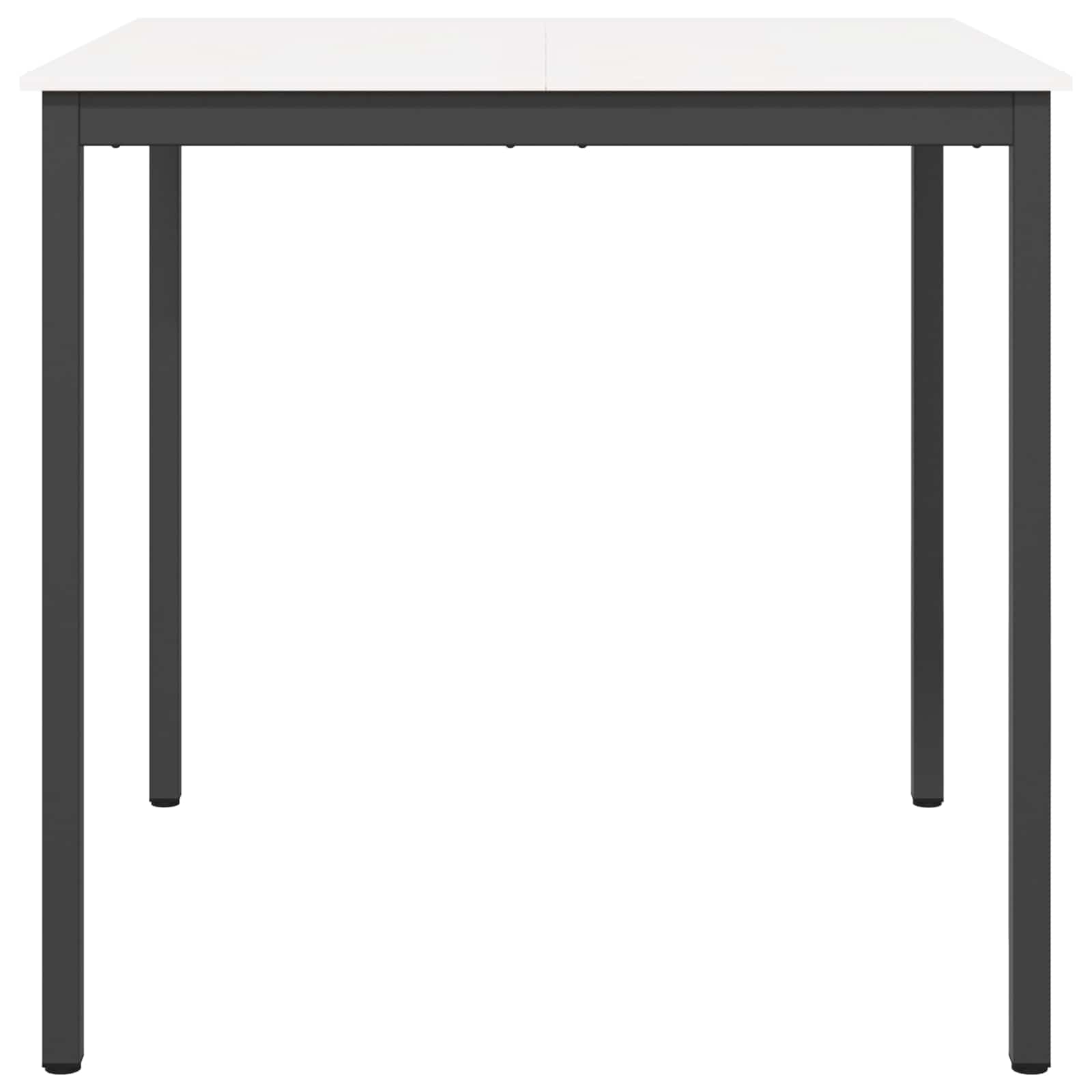 Stol za bar Bijelo 110 x 110 x 105 cm Čvrsto borovo drvo