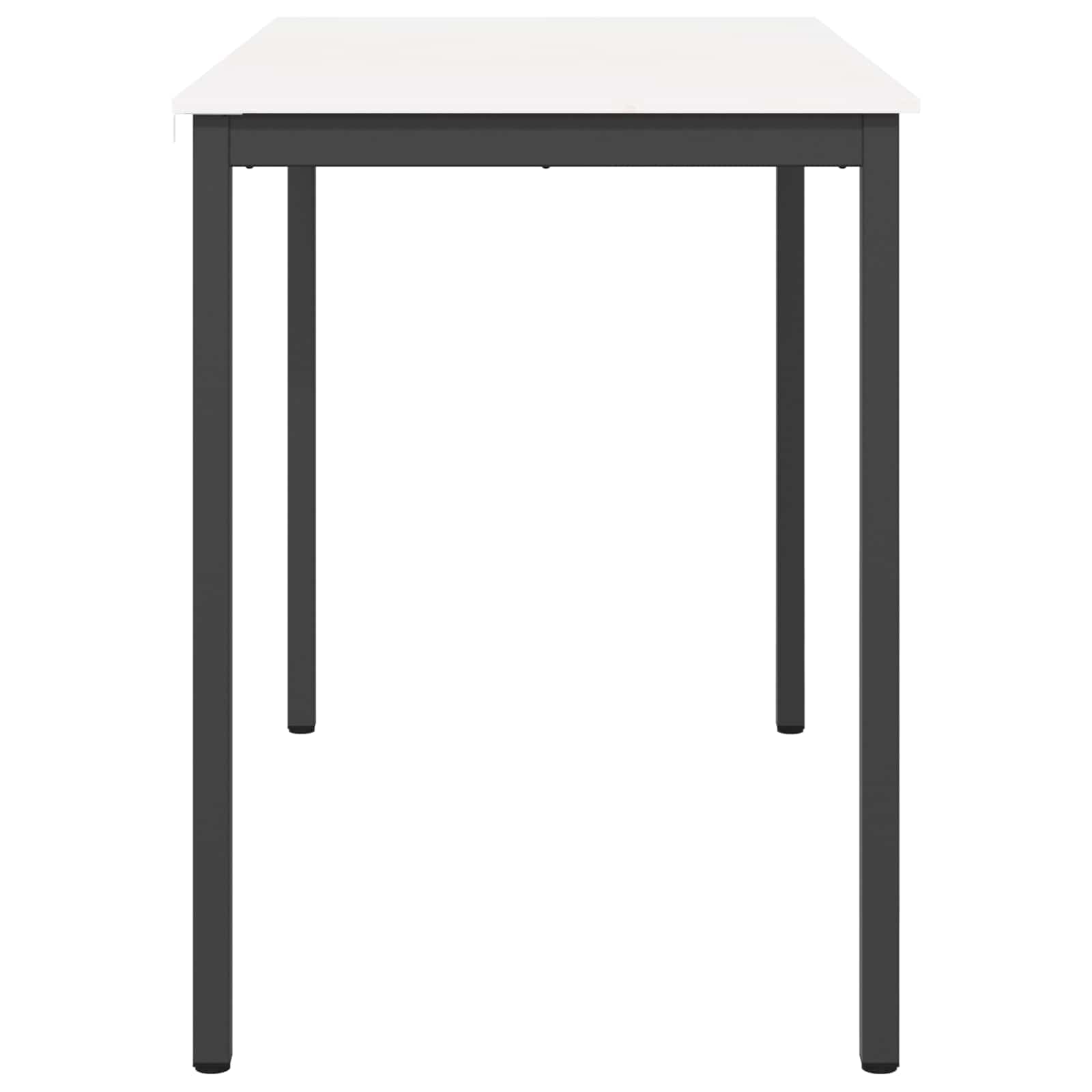 Stol za bar Bijelo 150 x 80 x 105 cm Čvrsto borovo drvo