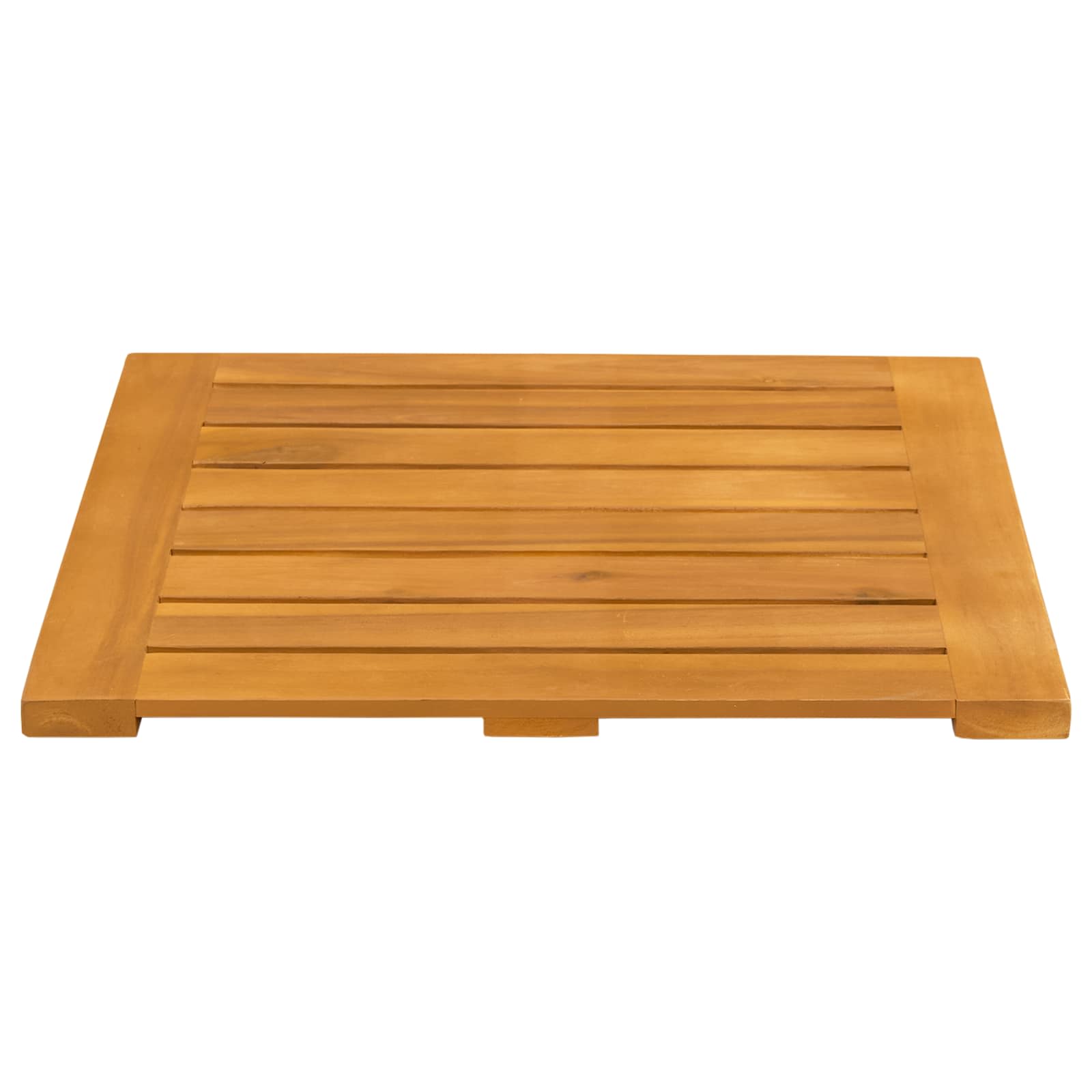 Prostirka za kupanje Smeđa 50 x 50 cm Čvrsto drvo akacije