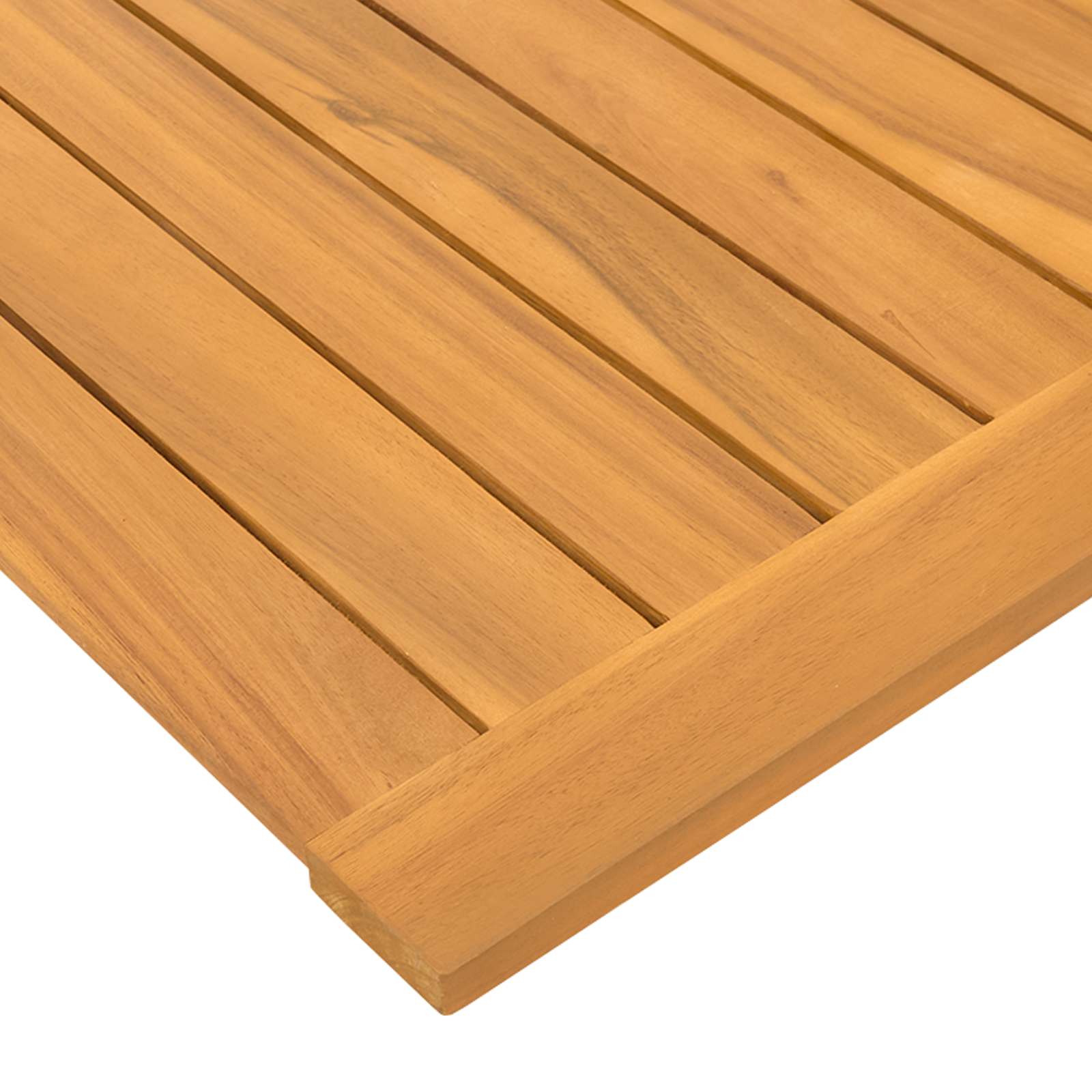 Prostirka za kupanje Smeđa 100 x 55 cm Čvrsto drvo akacije