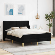 Okvir kreveta s madracem Crna 140 x 190 cm Poliester