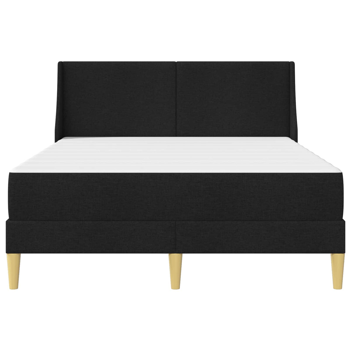 Okvir kreveta s madracem Crna 140 x 190 cm Poliester