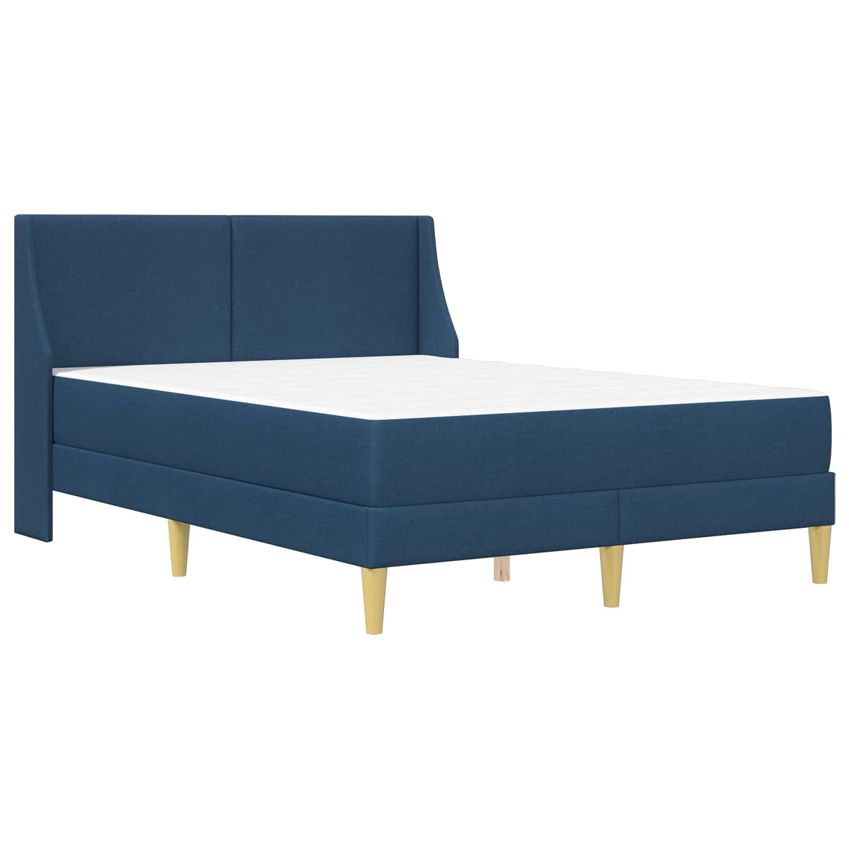 Okvir kreveta s madracem Plava 140 x 190 cm Poliester