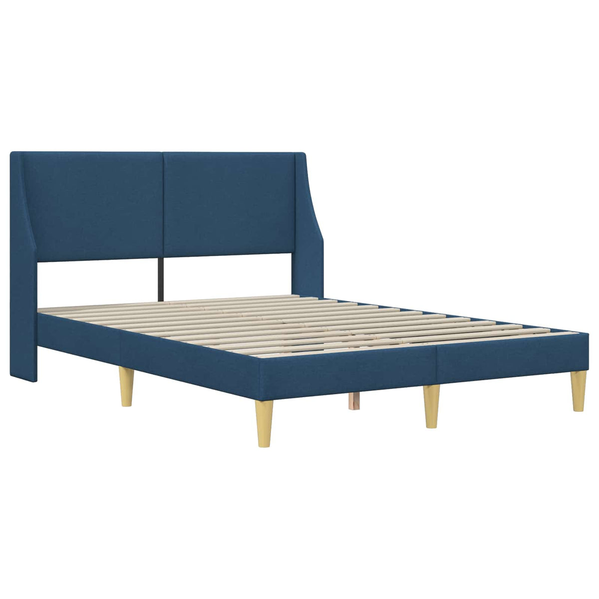 Okvir kreveta s madracem Plava 140 x 190 cm Poliester