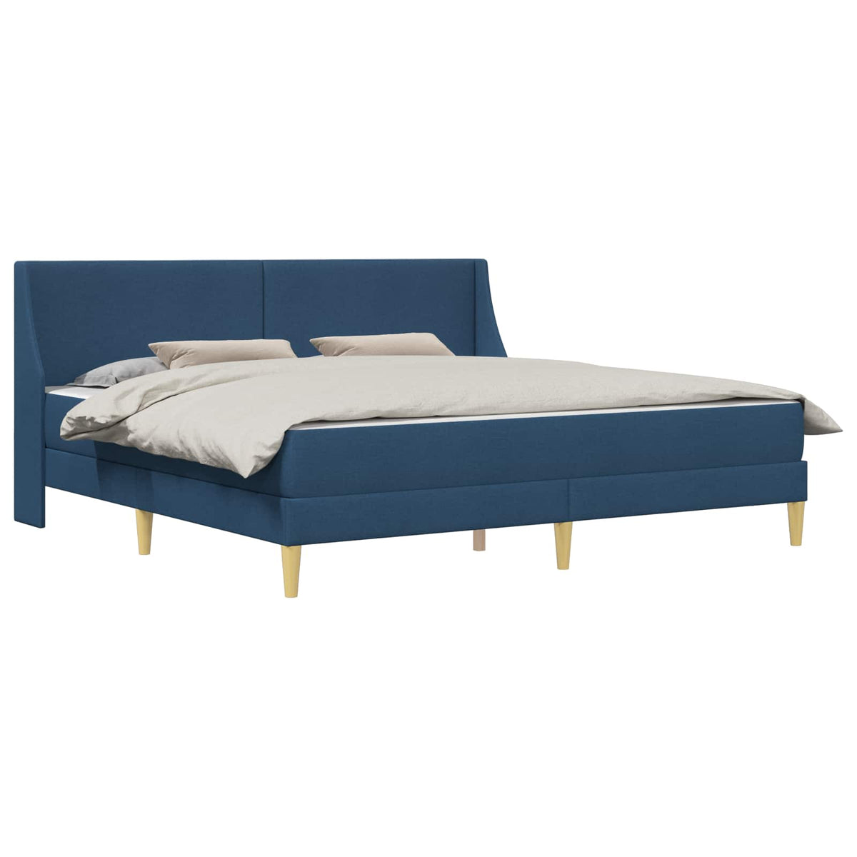 Okvir kreveta s madracem Plava 200 x 200 cm Poliester