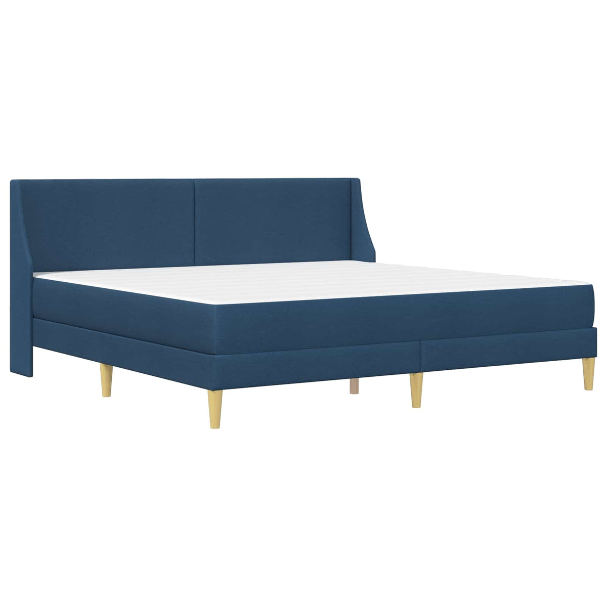 Okvir kreveta s madracem Plava 200 x 200 cm Poliester