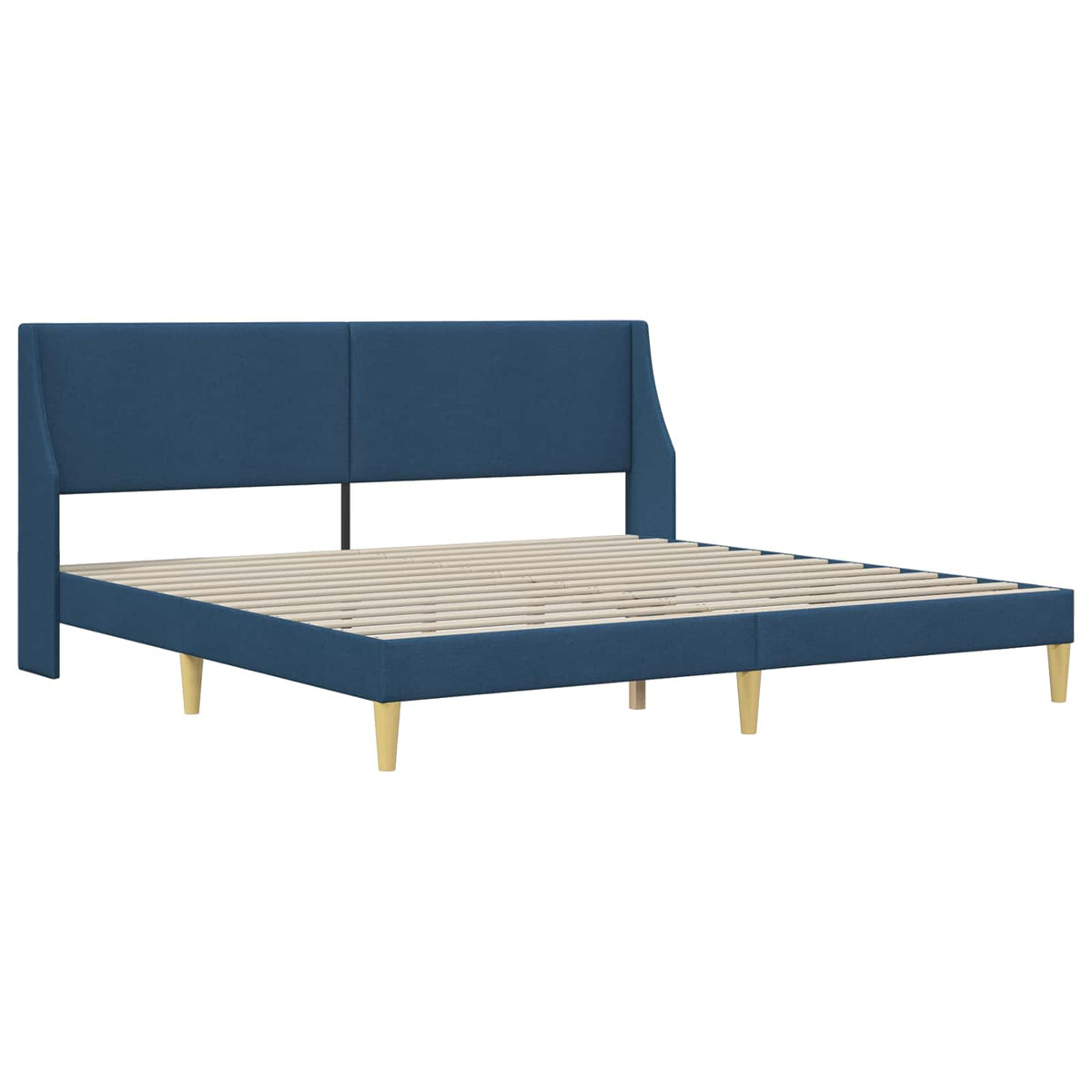Okvir kreveta s madracem Plava 200 x 200 cm Poliester