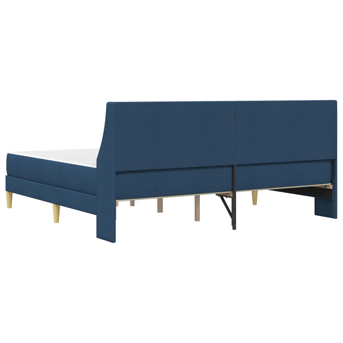 Okvir kreveta s madracem Plava 200 x 200 cm Poliester