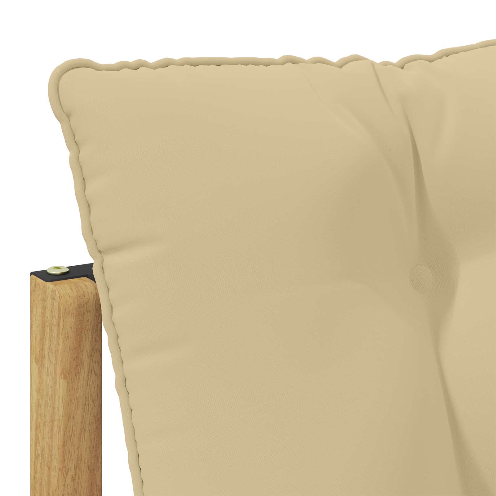Srednja sofa za van s jastukom Bijela 79 x 83 x 73 cm čelik