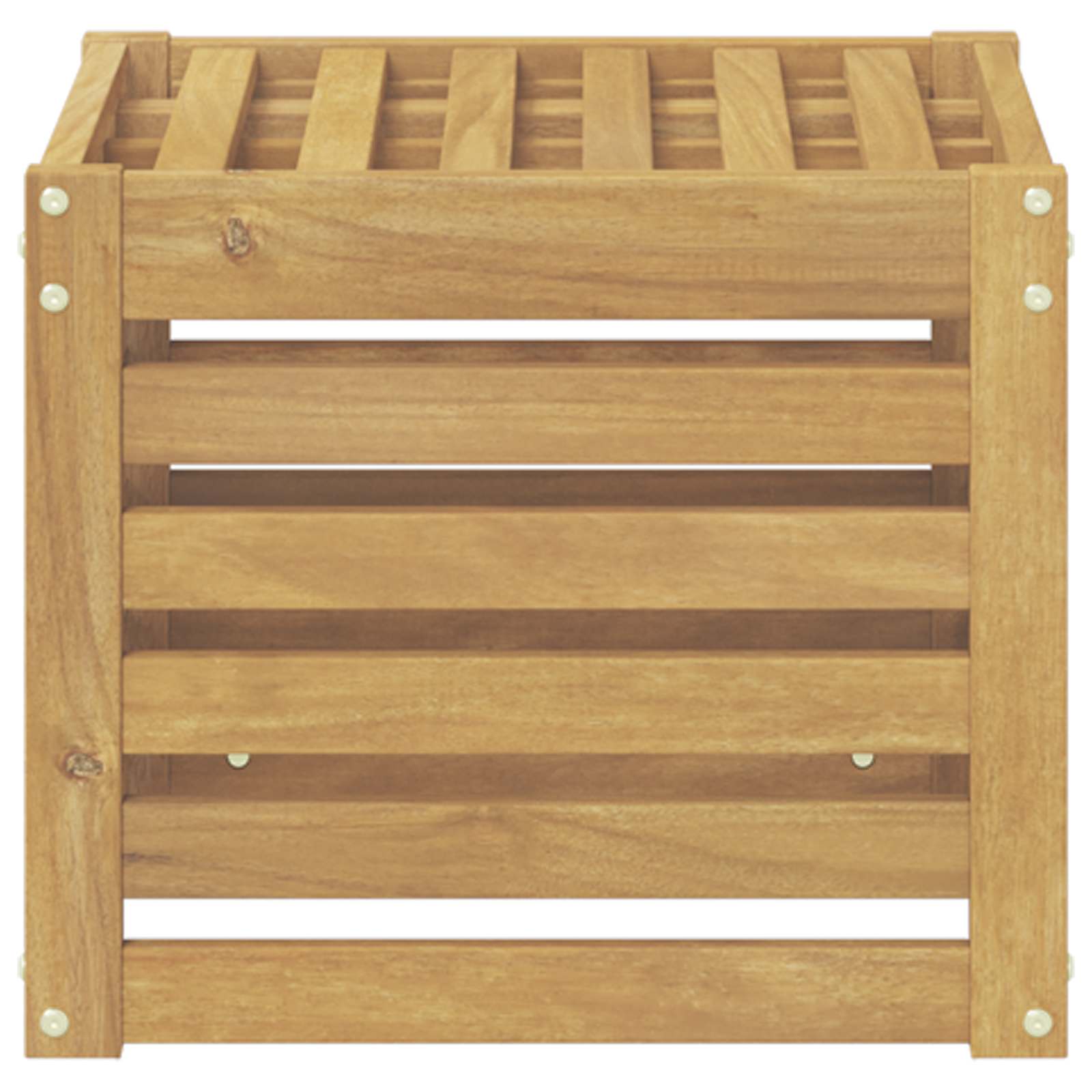 Set vanjskih sofa Bijela 35 x 38 x 37 cm Čvrsto drvo akacije