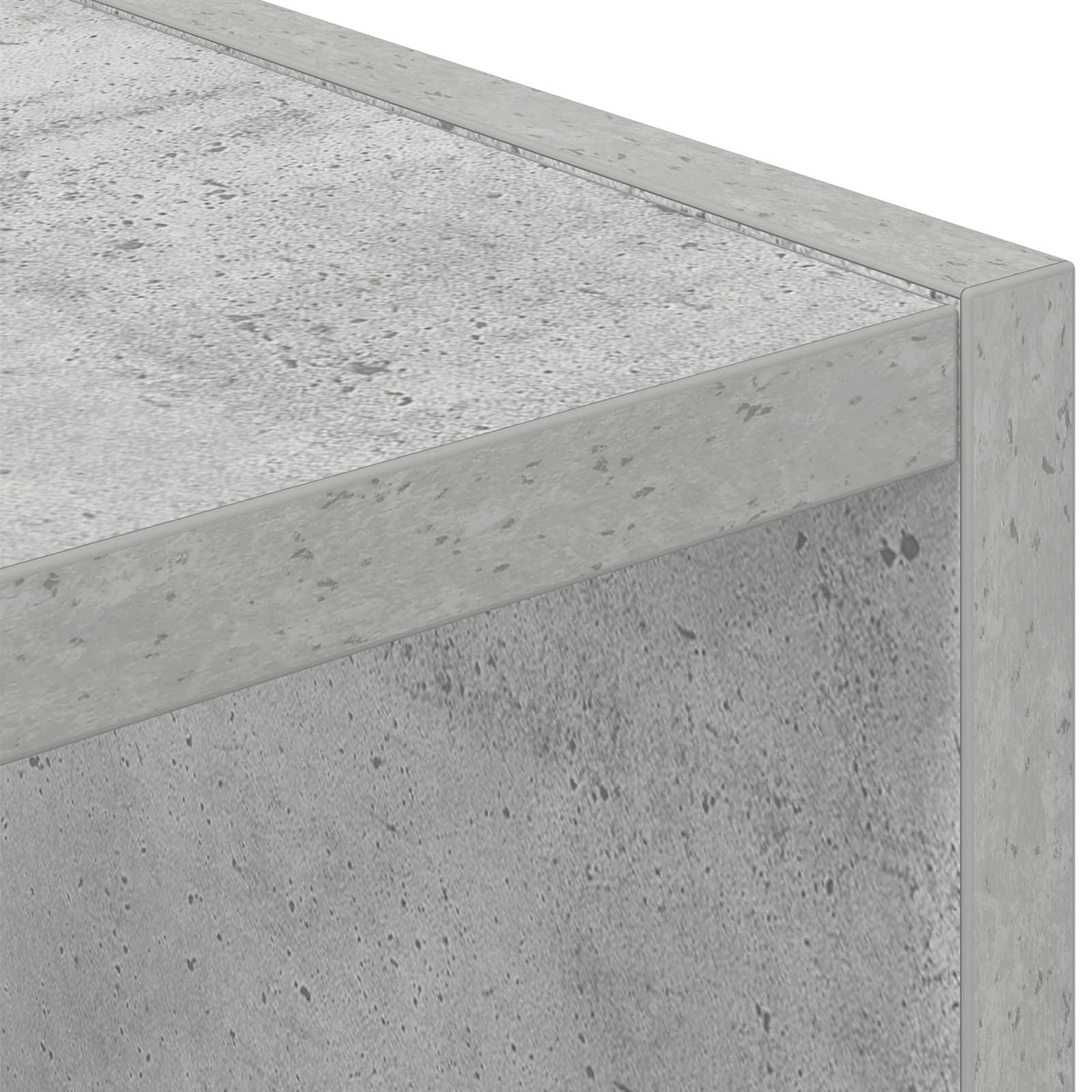 Noćni ormarić s ladicama Betonski sivi 30,5 x 27 x 59,5 cm