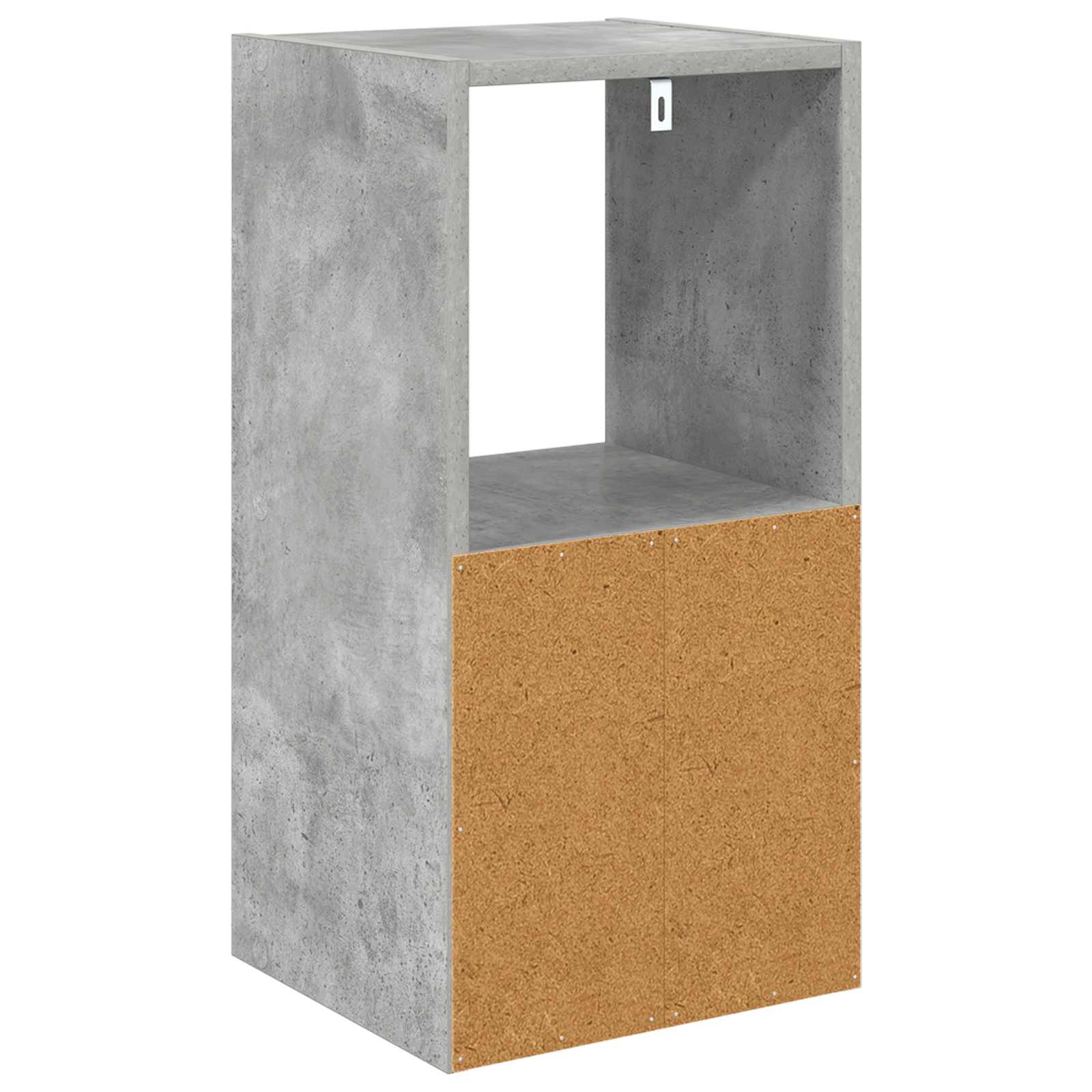 Noćni ormarić s ladicama Betonski sivi 30,5 x 27 x 59,5 cm