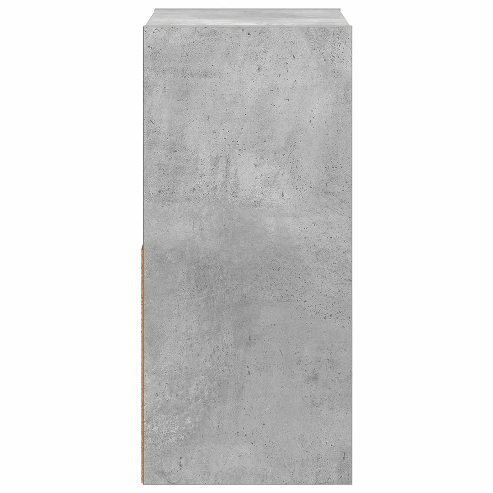 Noćni ormarić s ladicama Betonski sivi 30,5 x 27 x 59,5 cm