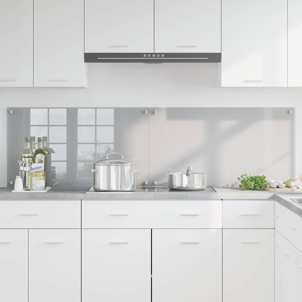 Kuhinjski zid 2 pcs Svijetlo siva 90 x 50 cm