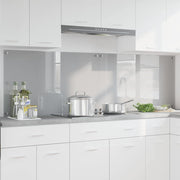 Kuhinjski zid 2 pcs Svijetlo siva 100 x 60 cm