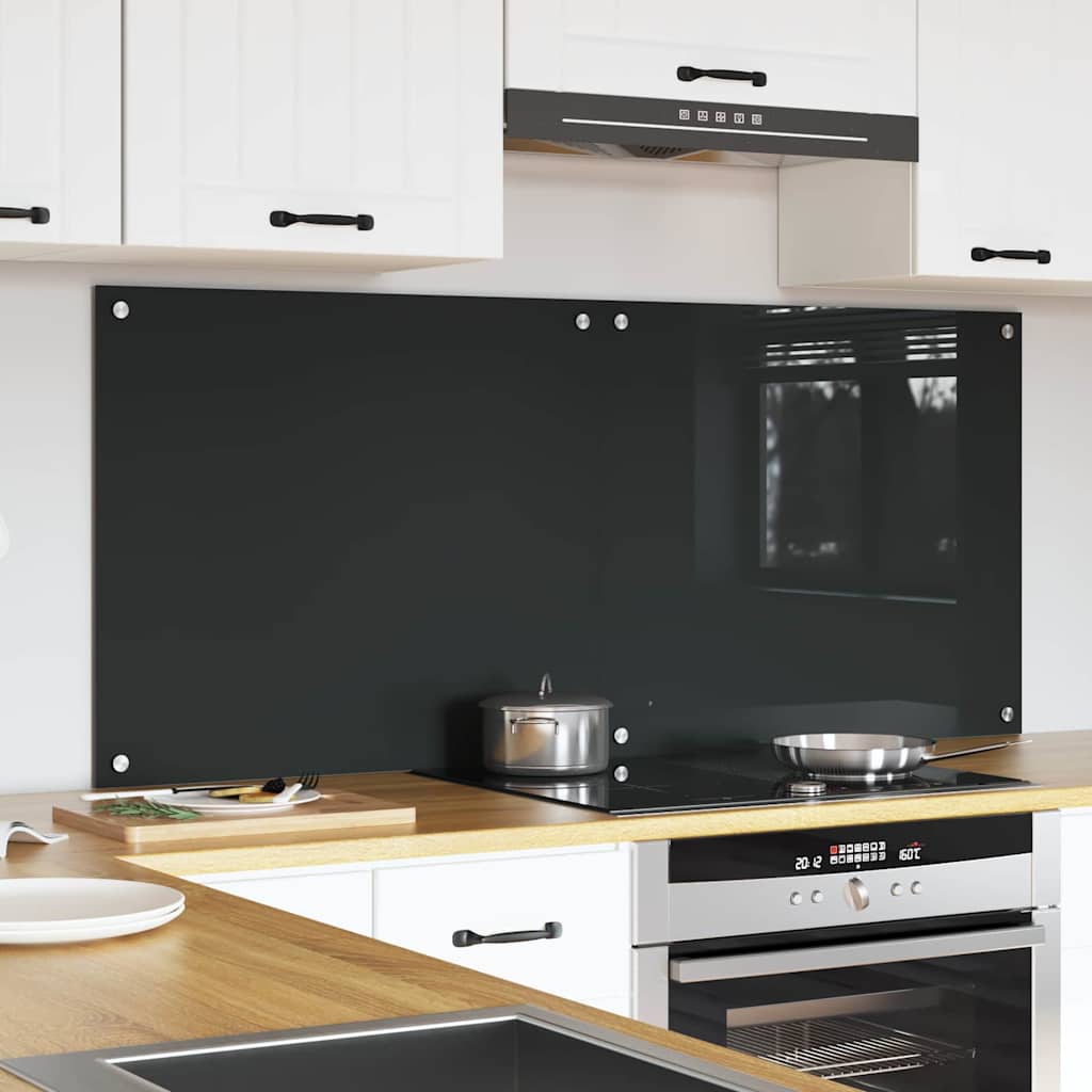 Kuhinjski zid 2 pcs Tamno siva 70 x 60 cm
