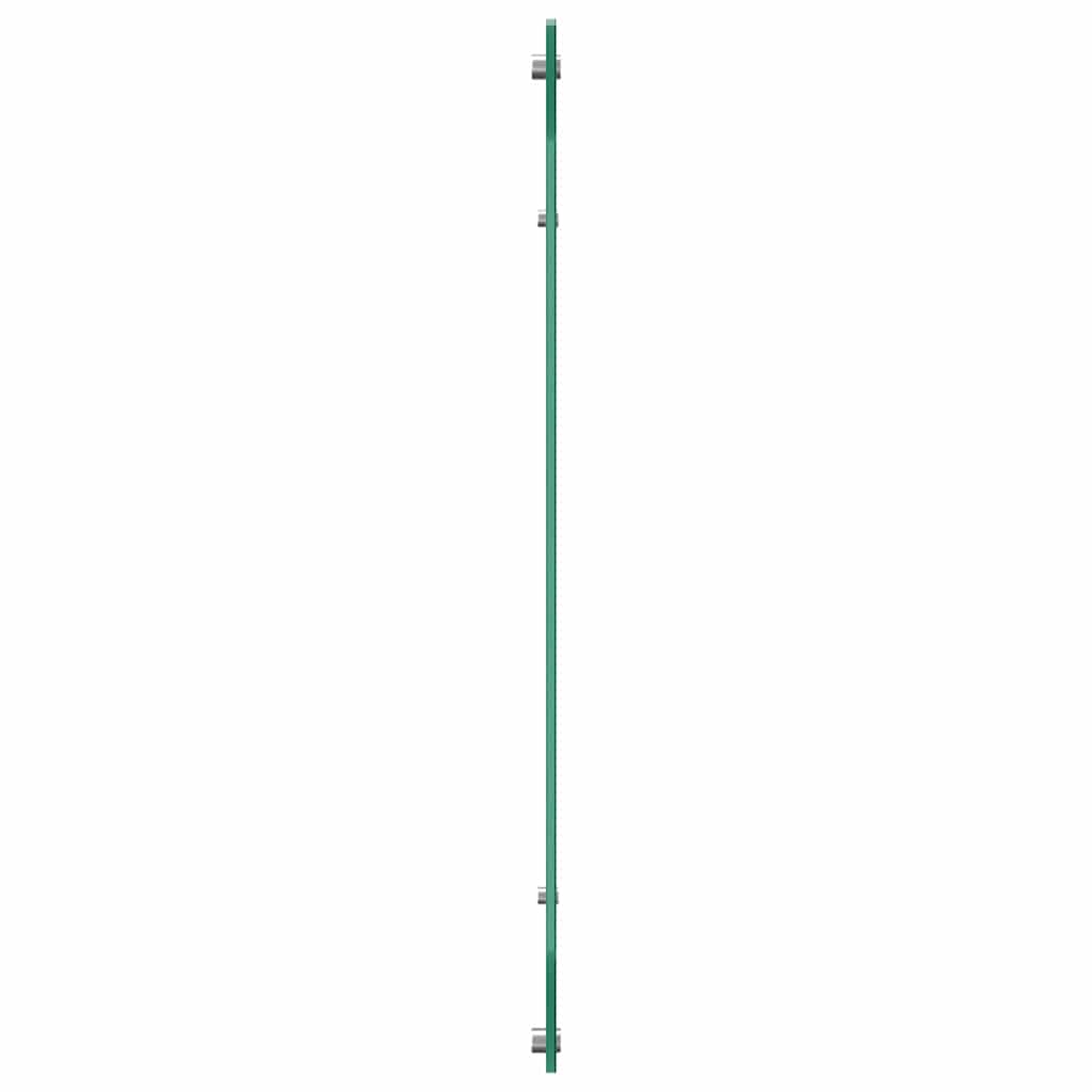 Kuhinjski zid 2 pcs Bijelo 110 x 60 cm Staklo otporno na udarce