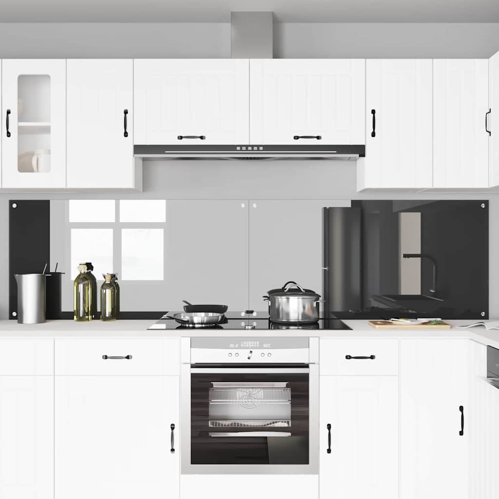 Kuhinjski zid 2 pcs Tamno siva 120 x 60 cm