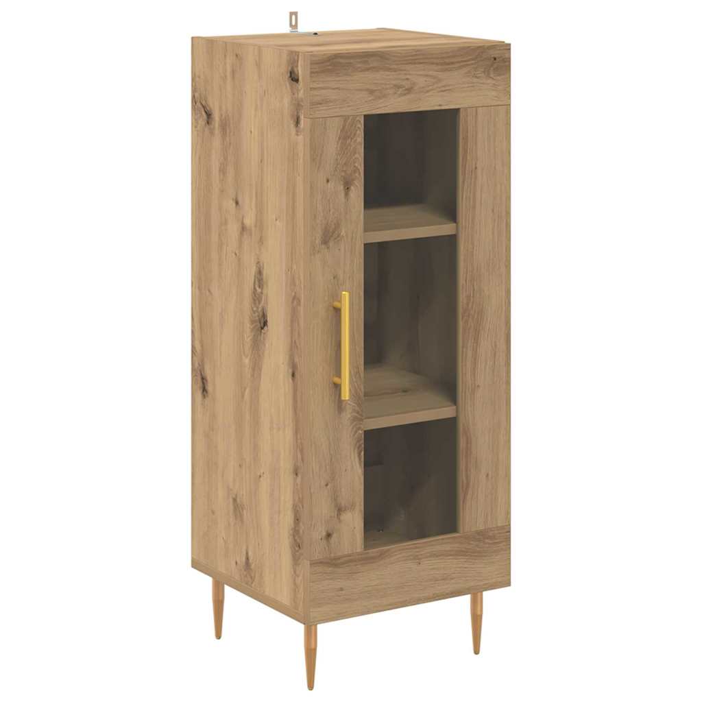 Highboard 2 pcs Umjetnički hrast Konstruirano drvo