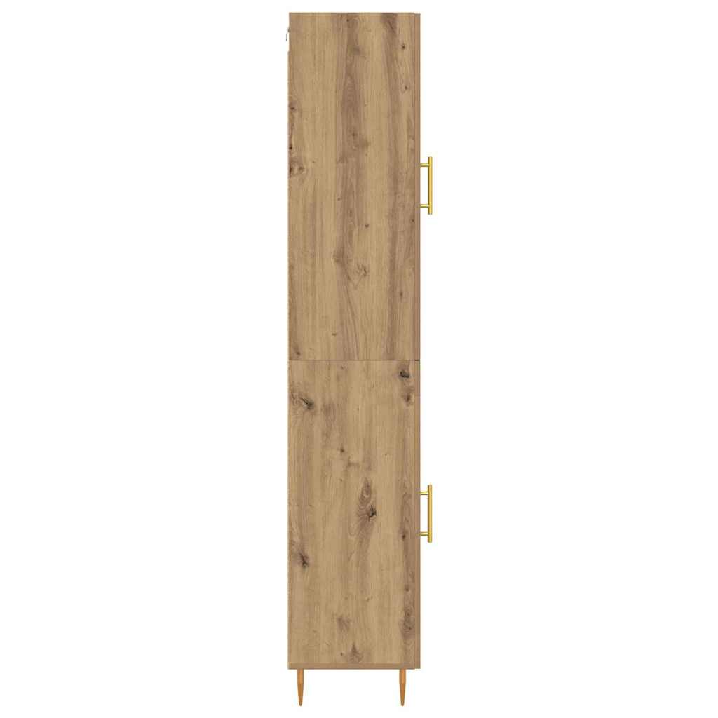 Highboard 2 pcs Umjetnički hrast Konstruirano drvo