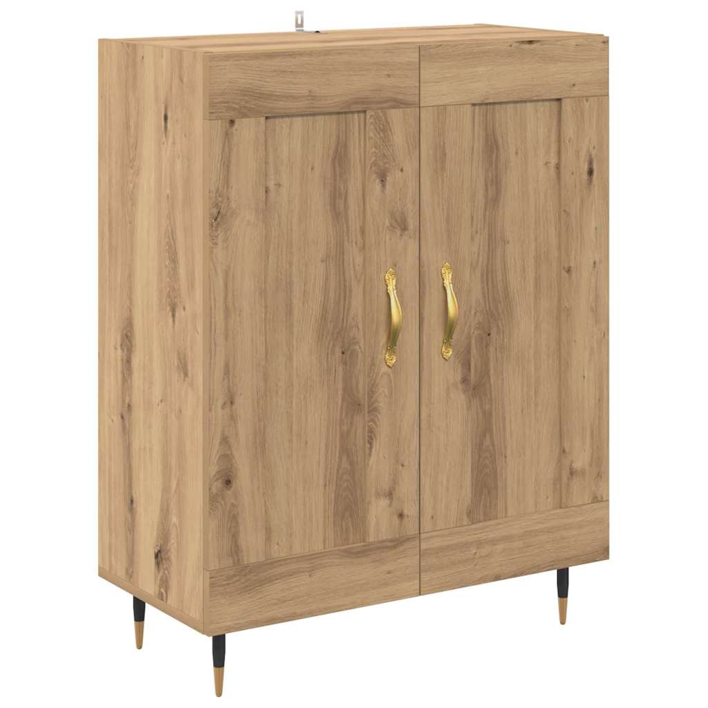 Highboard 2 pcs Umjetnički hrast Konstruirano drvo