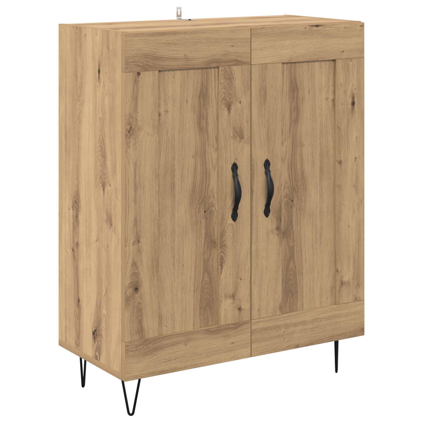 Highboard 2 pcs Umjetnički hrast Konstruirano drvo