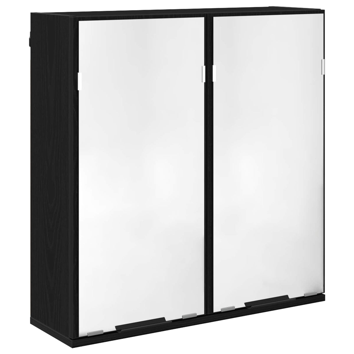 Set namještaja za kupaonicu 3 kom. Crni hrast Crna 64,5 x 33,5 x 59 cm