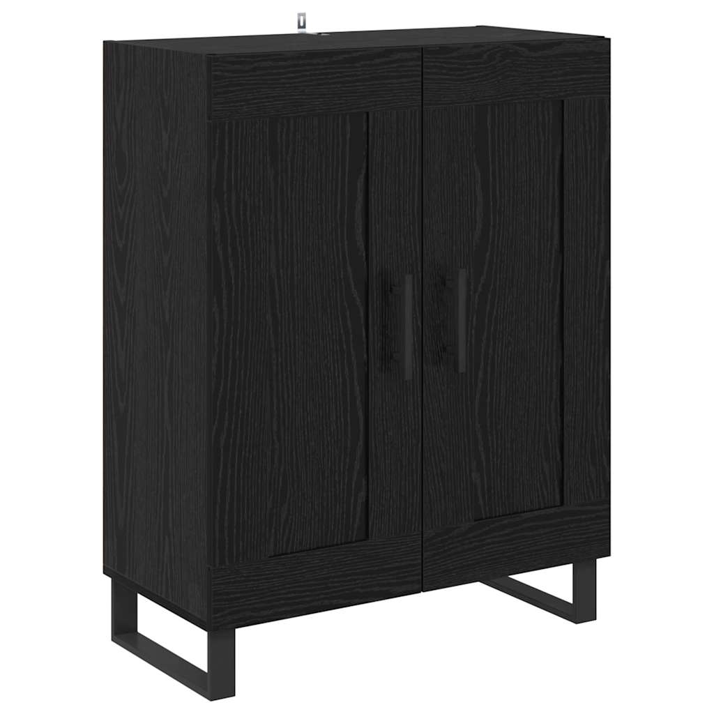 Highboard 2 pcs Crni hrast 69,5 x 34 x 180 cm