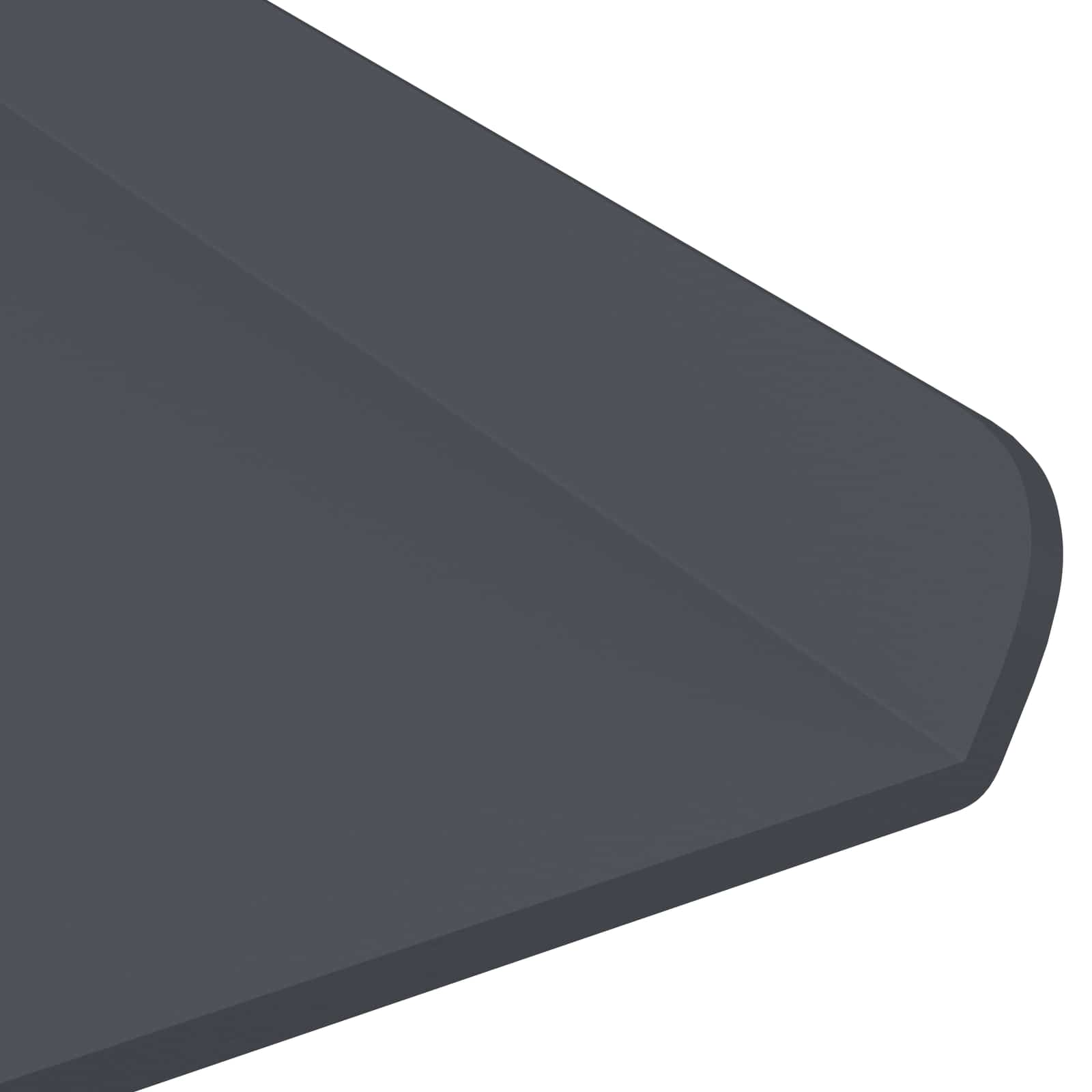 Lebdeća polica Zidne 4 pcs Antracit 60 x 18 x 2,5 cm Čelik