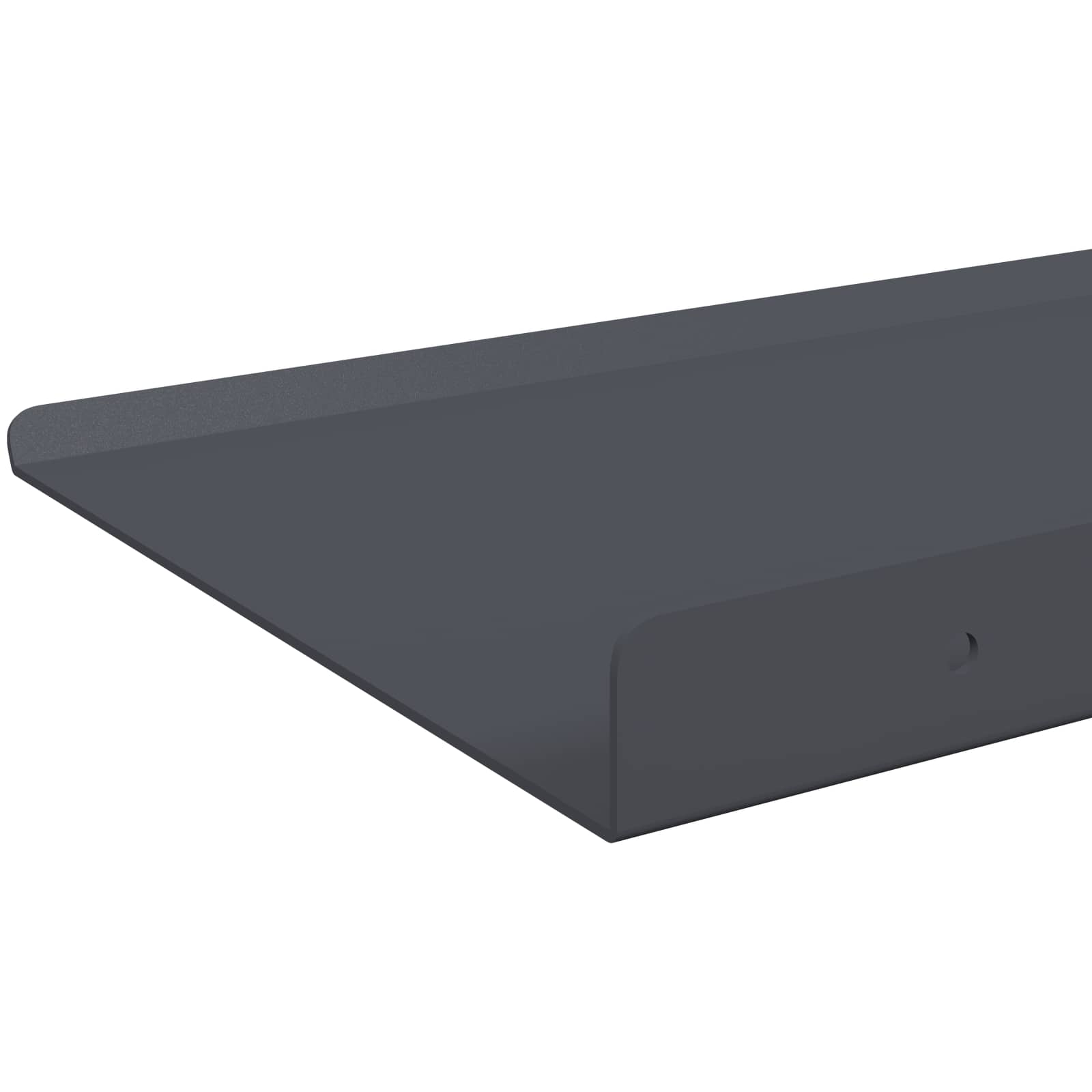 Lebdeća polica Zidne 4 pcs Antracit 60 x 18 x 2,5 cm Čelik