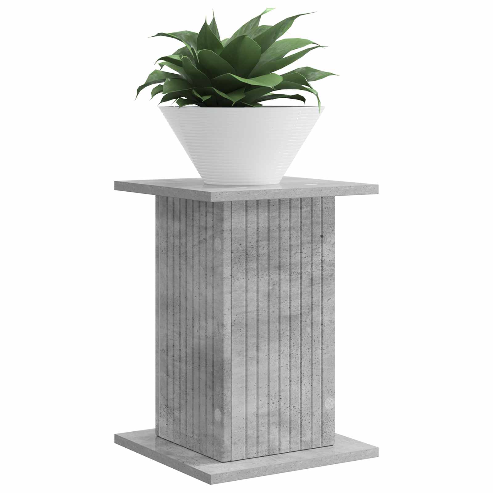 Stalak za biljke 2 pcs Betonska siva 30,5 x 30 x 43 cm