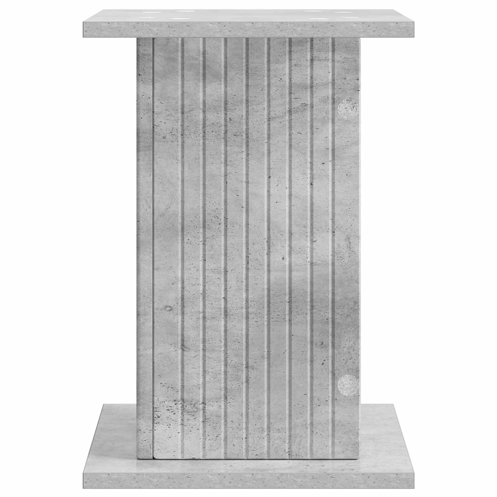 Stalak za biljke 2 pcs Betonska siva 30,5 x 30 x 43 cm