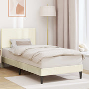 Krevetna konstrukcija Krem 80 x 200 cm Kordura tekstil