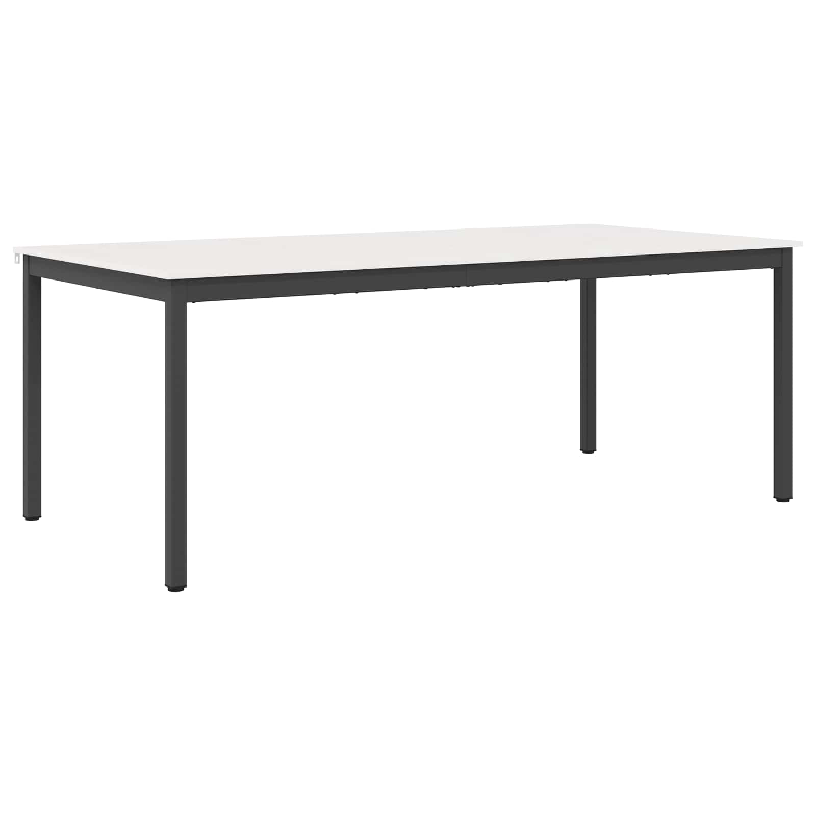 Stol za objedovanje Bijelo 200 x 100 x 75 cm Čvrsto borovo drvo
