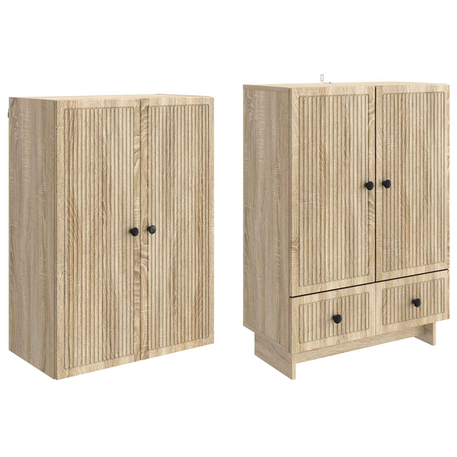 Set ormara 2 pcs Hrast sonoma 66 x 34,5 x 95 cm
