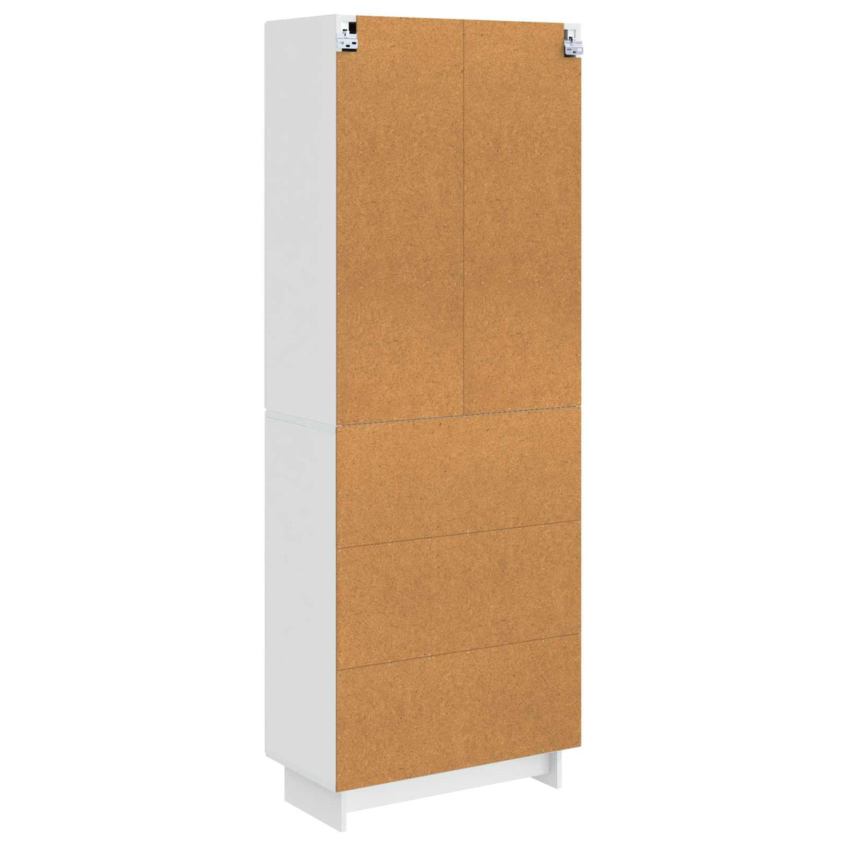 Set ormara 2 kom. Konstruirano drvo Bijela 66 x 34,5 x 90 cm