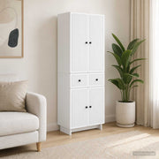 Set ormara 2 kom. Konstruirano drvo Bijela 66 x 34,5 x 90 cm