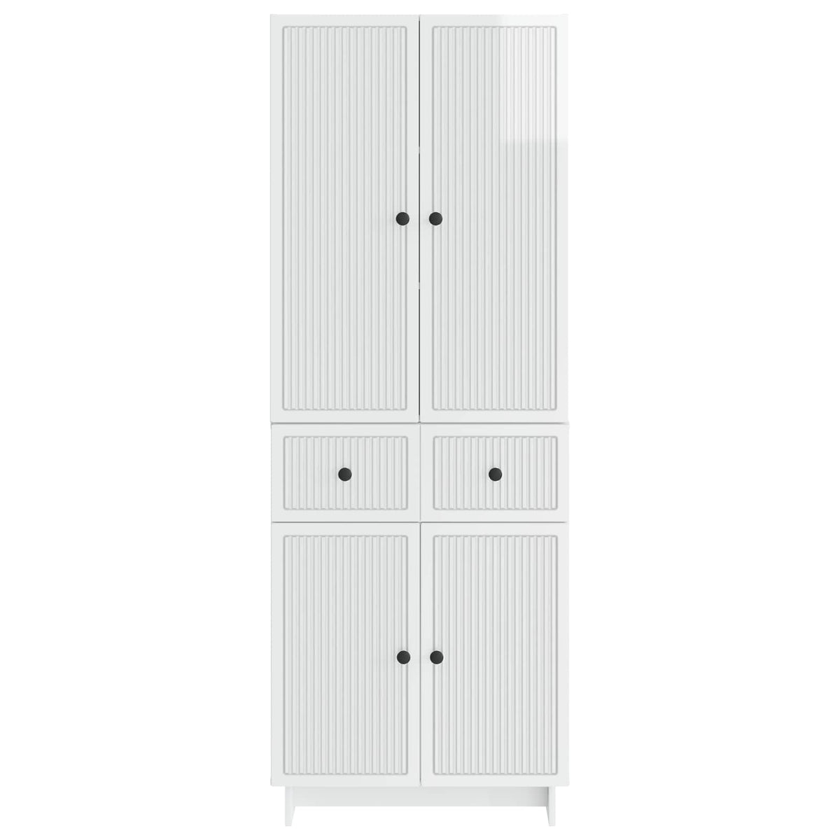 Set ormara 2 kom. Konstruirano drvo Bijela 66 x 34,5 x 90 cm