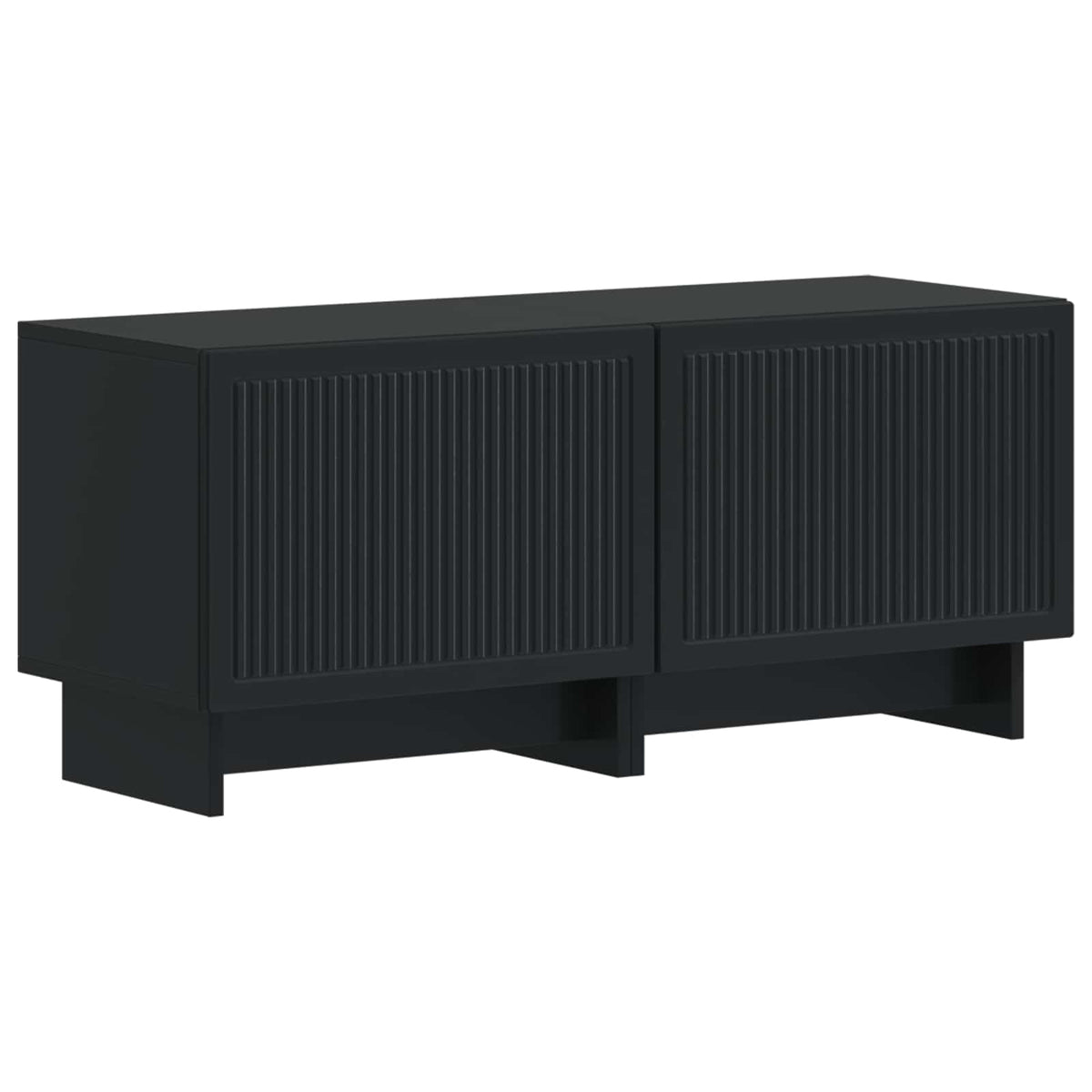 5-dijelni LED TV ormarić Crna Konstruirano drvo 81 x 35 x 43 cm