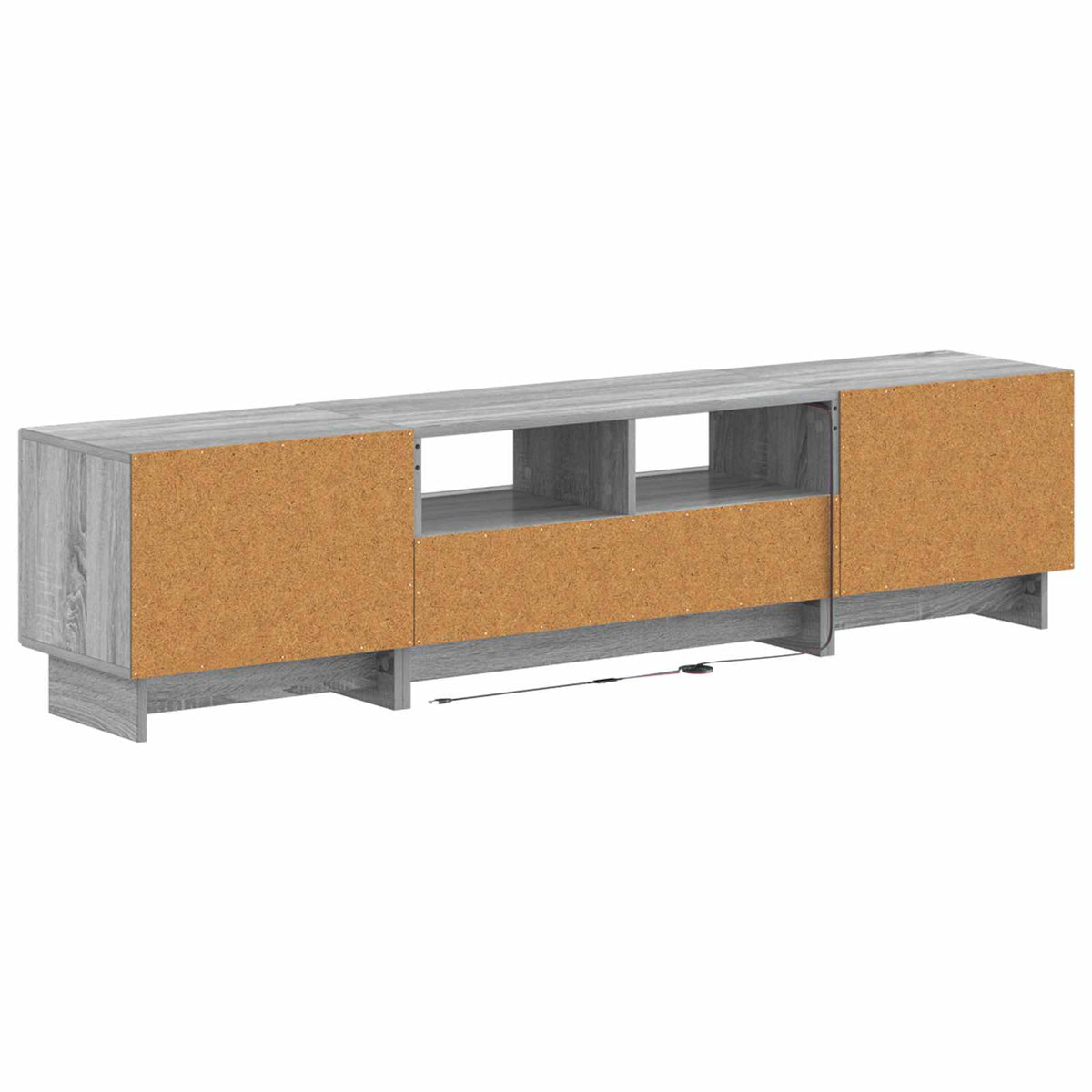 5-dijelni LED TV ormarić Siva Sonoma Konstruirano drvo 81 x 35 x 43 cm